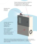Стационарный аппарат для дезинфекции МГЦ 3С